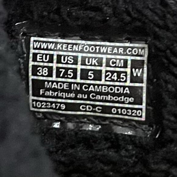 Keen Womens Shoes Howser Size 7.5 Plaid Slipper Clog Loafer Mule Pre Owned - Picture 11 of 12